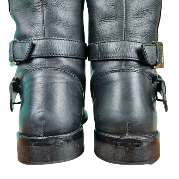 Sam Edelman knee high leather boots, women's size 7.5, black - Picture 10 of 11